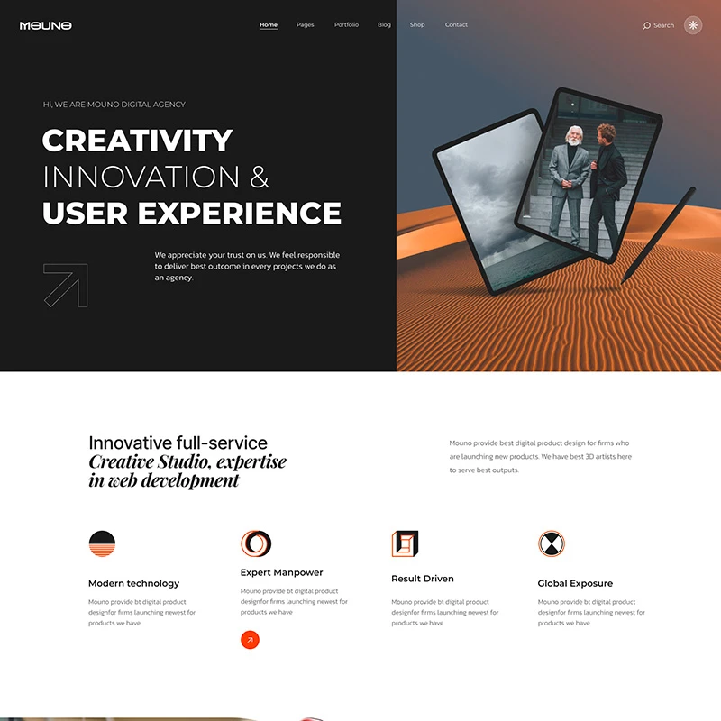 Mouno provide best digital product design for firms who are launching new products. We have best designers here